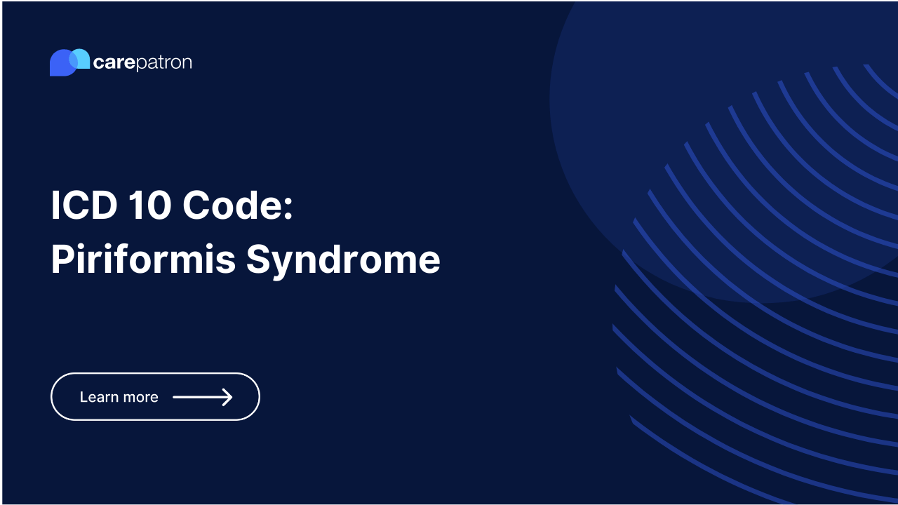 Piriformis Syndrome ICD10CM Codes 2023